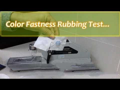 The Advantages of Using a Rubbing Color Fastness Tester