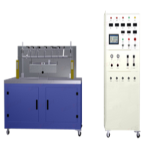 Fire resistance and combustion tester for wires and cables